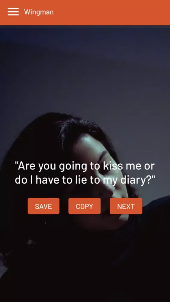 Wingman - Pick Up Lines Screenshots