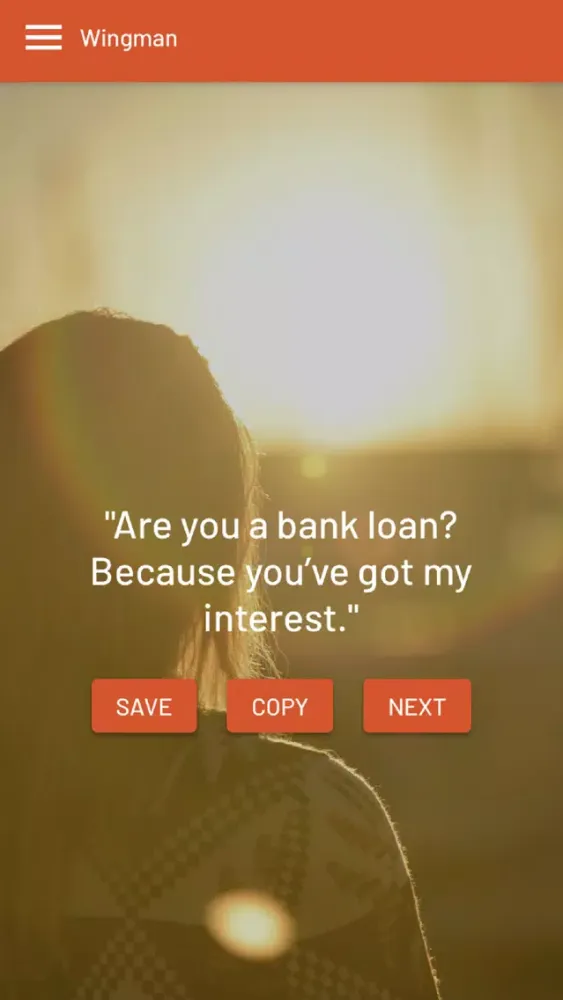 Wingman - Pick Up Lines Screenshots