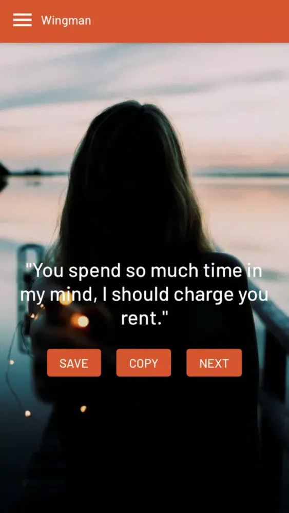 Wingman - Pick Up Lines Screenshots