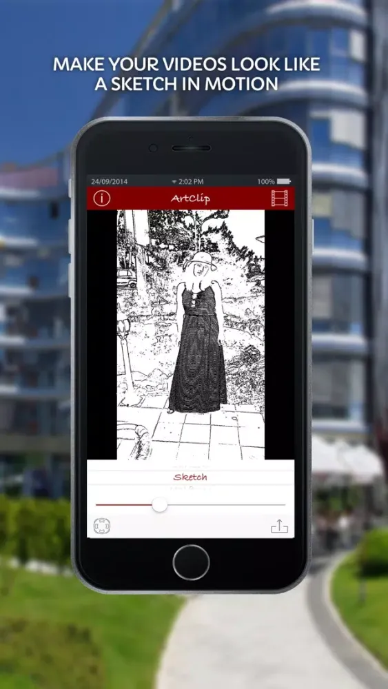 Capturas de tela do ArtClip - Create and Share Artistic Videos