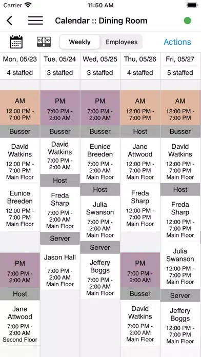 NeatPocket Employee Scheduling应用截图