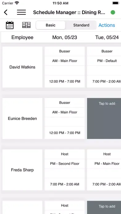 NeatPocket Employee Scheduling应用截图