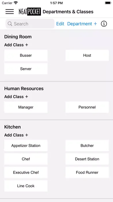 NeatPocket Employee Scheduling应用截图