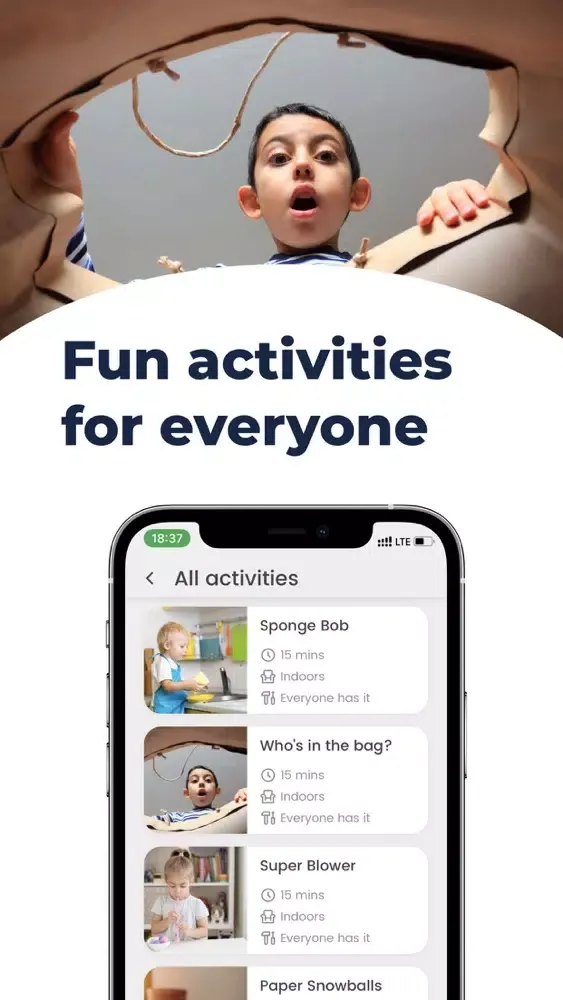 Tangkapan skrin Vinny KIDS. Games for toddlers