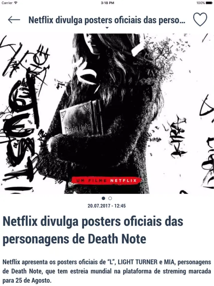 Captures d'écran de CA Notícias iPad 