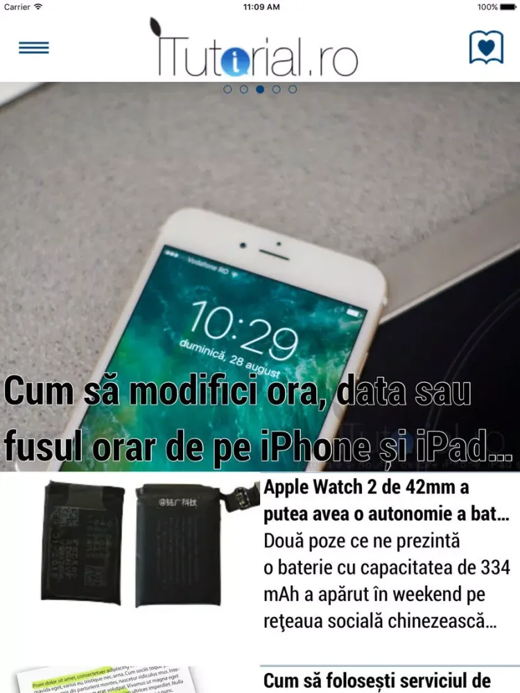 iTutorial.ro iPad  스크린샷