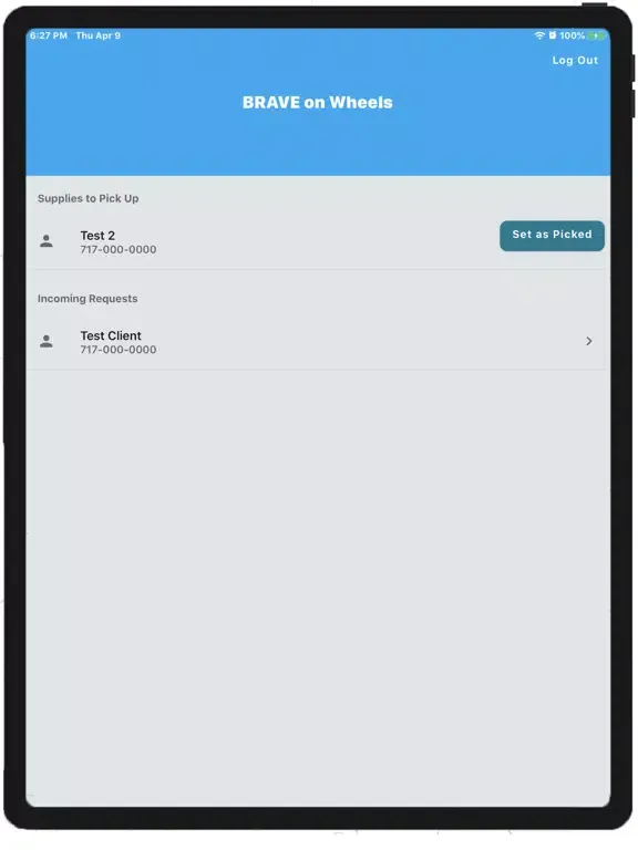 Tangkapan skrin BRAVE Project iPad 