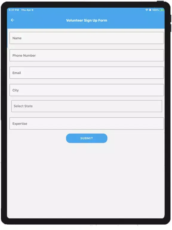 Tangkapan skrin BRAVE Project iPad 