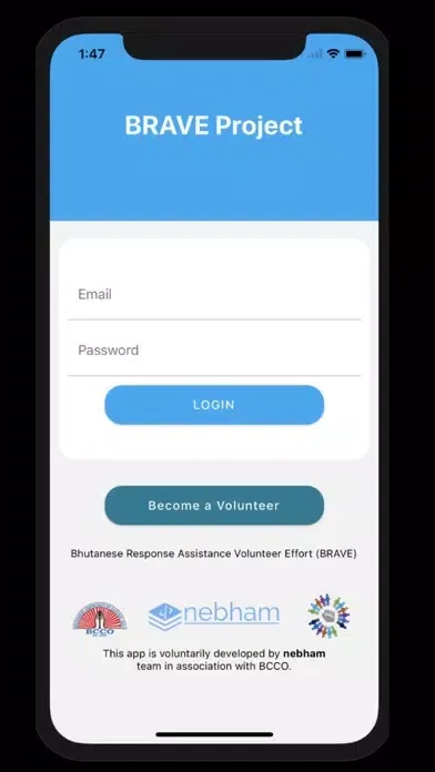 Tangkapan skrin BRAVE Project
