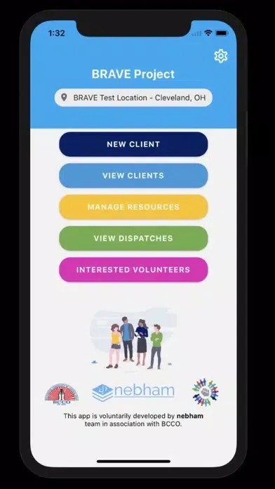 Tangkapan skrin BRAVE Project