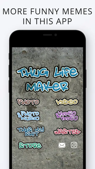 Captures d'écran de Thug Life Maker !