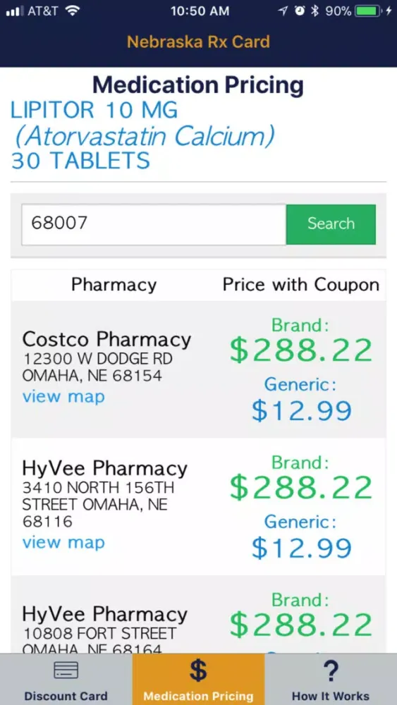 Nebraska Rx Card 스크린샷