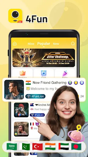 4Fun lite - Group Voice Chat Screenshots
