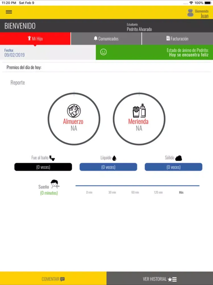 Ảnh chụp màn hình của Nebula School Planner iPad 