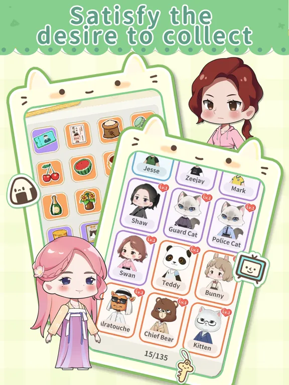 Tangkapan skrin Cat Lady's Happy Home iPad 