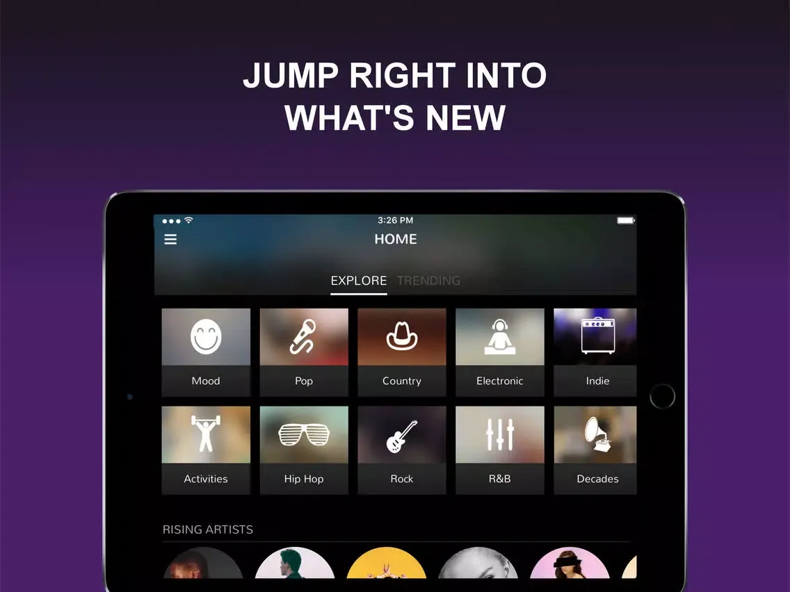 Screenshot di Nebulamix Music iPad 