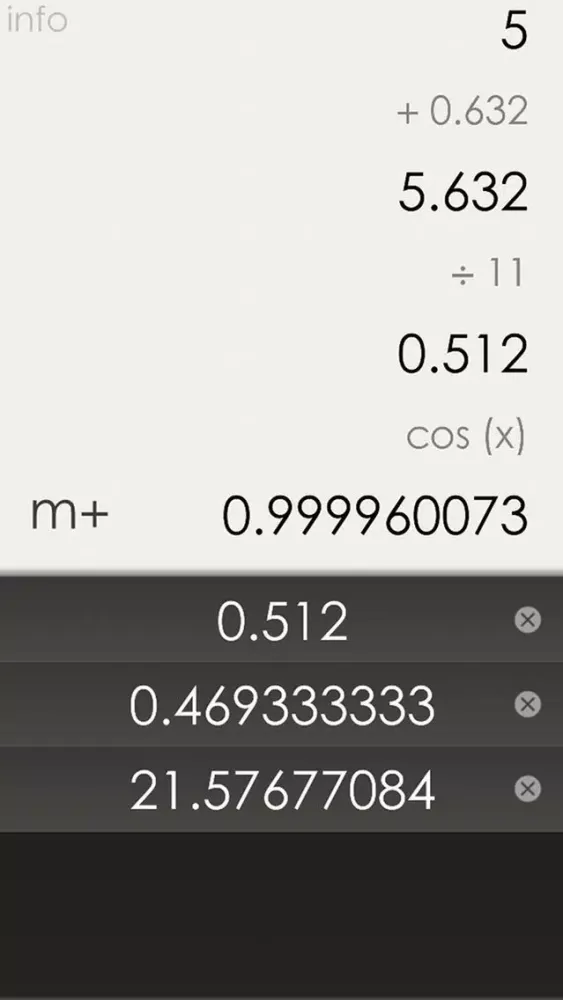 Captures d'écran de Sums gesture controlled calculator