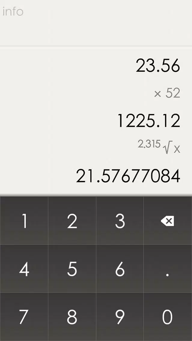 Screenshot di Sums Gesture Calculator (Full)