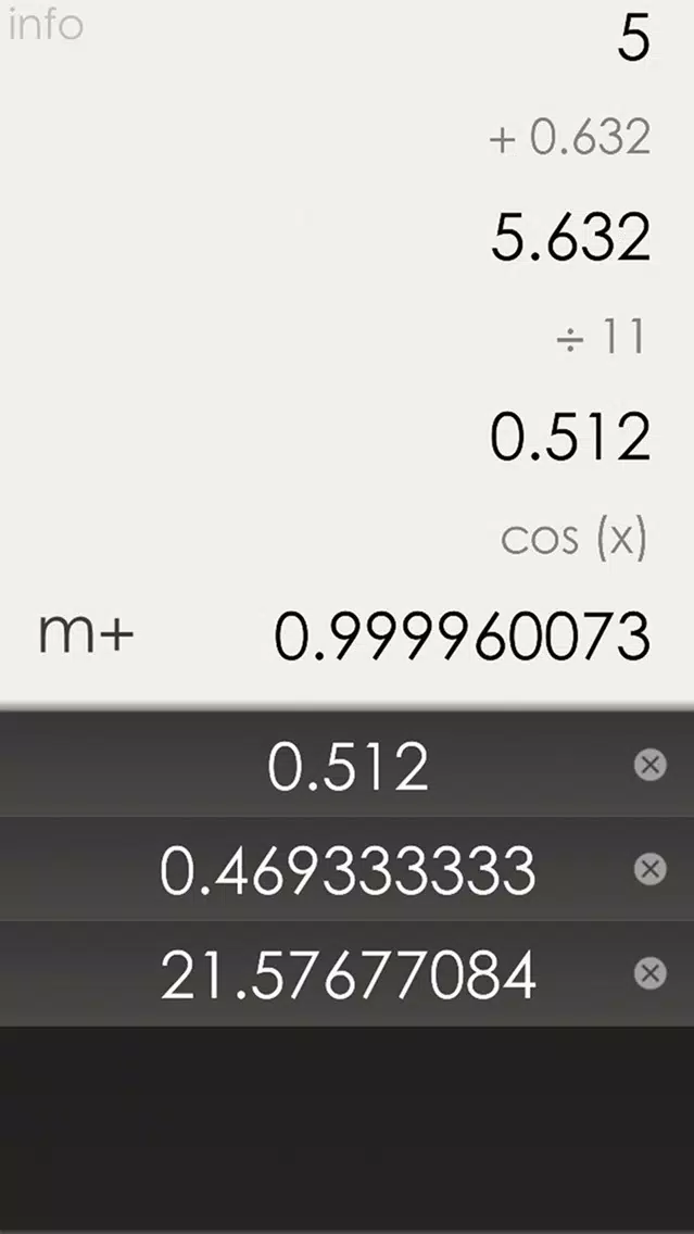 Screenshot di Sums Gesture Calculator (Full)