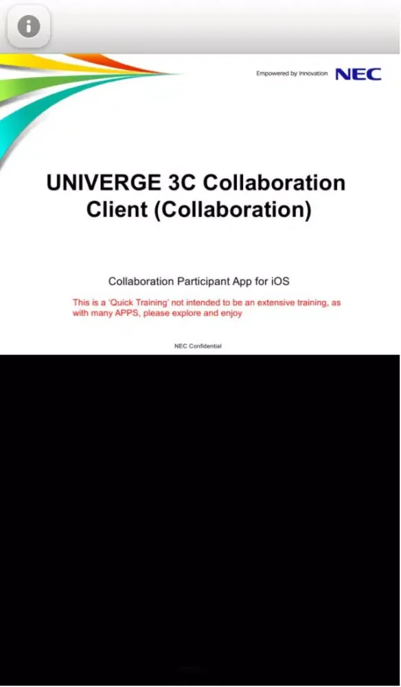تصاویر UNIVERGE 3C Collaboration Client