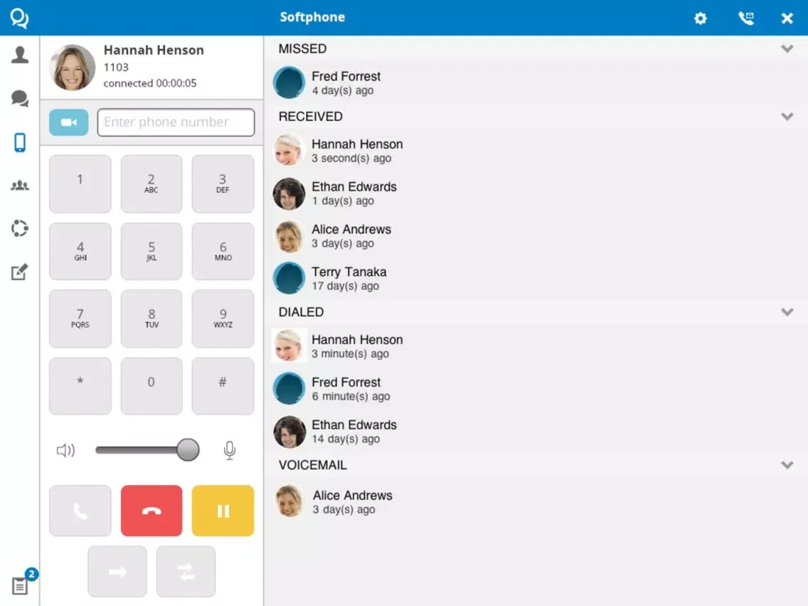 NEC Business ConneCT UCC iPad  スクリーンショット
