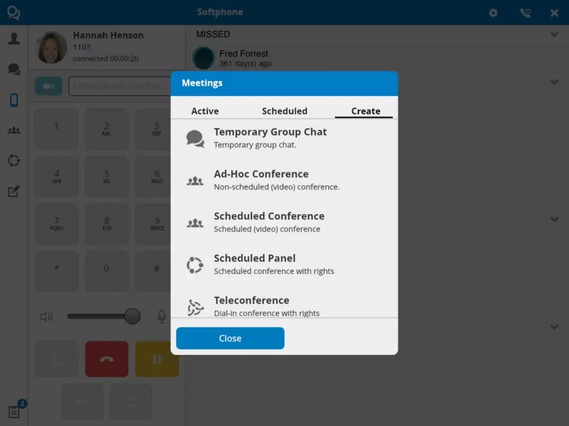 NEC Business ConneCT UCC iPad  スクリーンショット