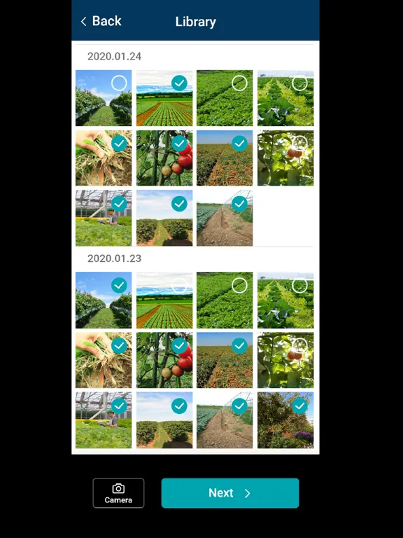 Tangkapan layar CropScope Camera iPad 