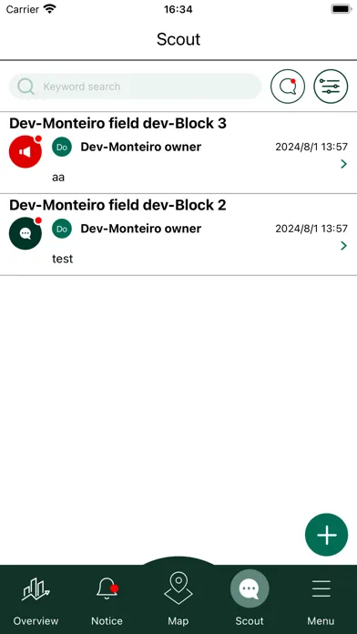 Screenshot di CropScope