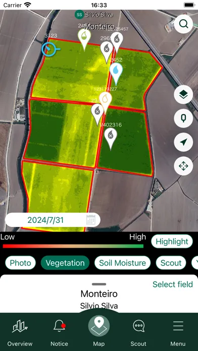 Screenshot di CropScope