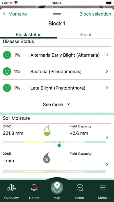 Screenshot di CropScope