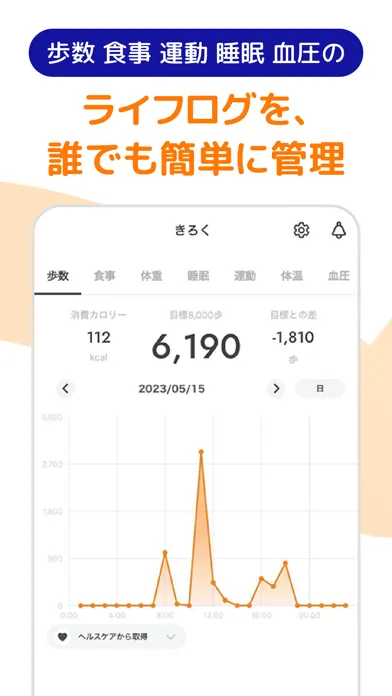 تصاویر WoLN　健康を楽しく習慣に/健康活動でポイントが貯まる