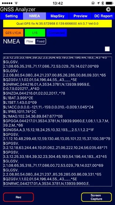 تصاویر GNSS Analyzer