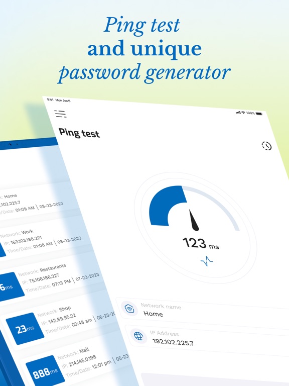 Tangkapan layar Gensored Security Pass iPad 