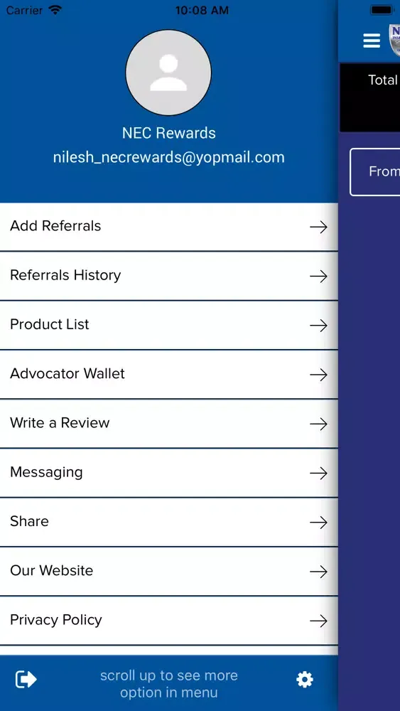 NEC Rewards应用截图