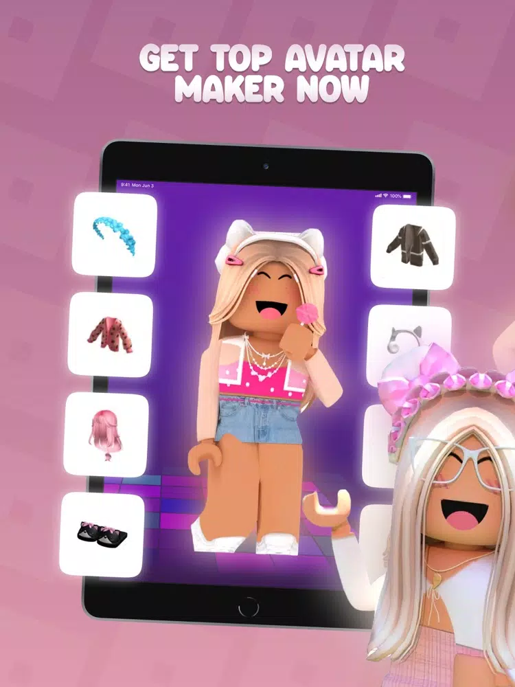 Skin Creator Studio for Roblox iPad  स्क्रीनशॉट