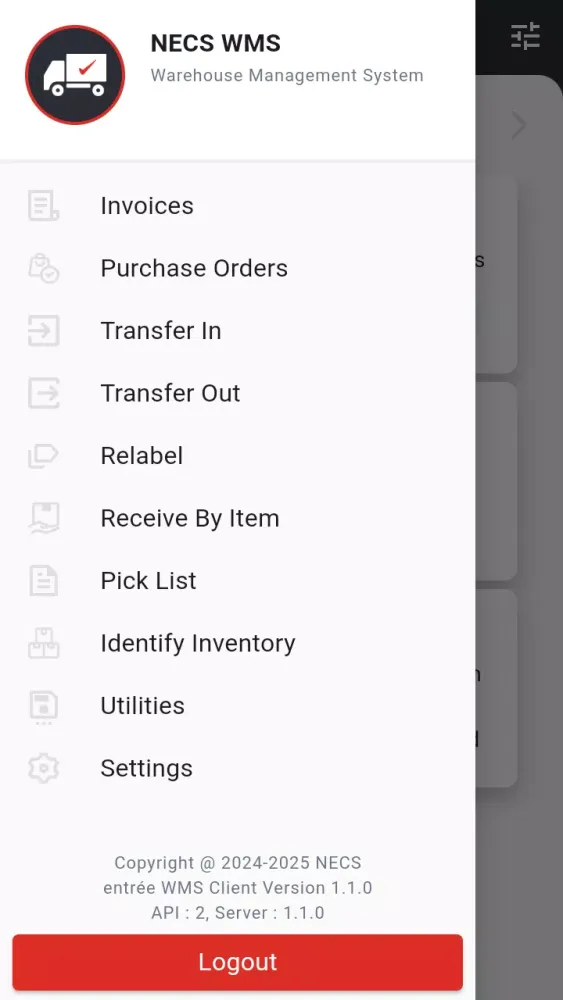 WMS Screenshots