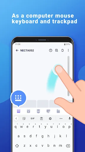Tangkapan layar WiFi Mouse Pro