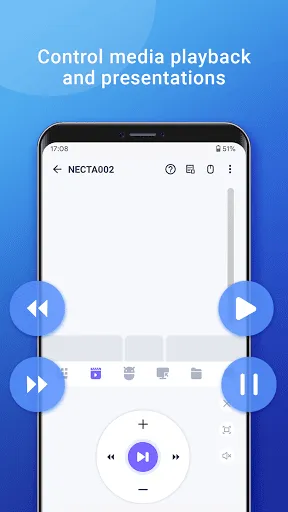 Tangkapan layar WiFi Mouse Pro