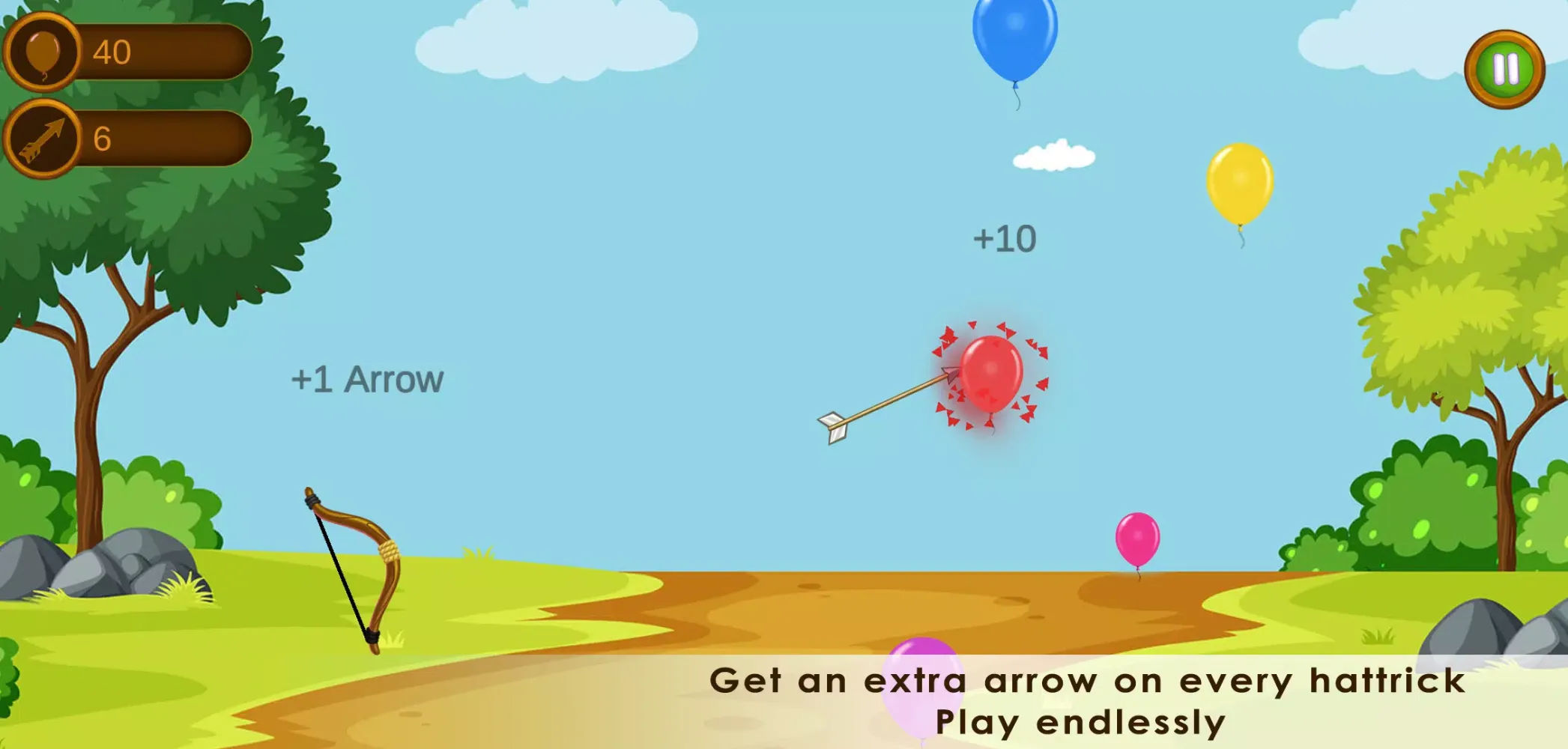 Balloon Bow and Arrow - BBA स्क्रीनशॉट