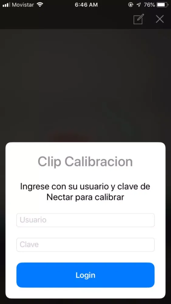 Clip Calibración Screenshots