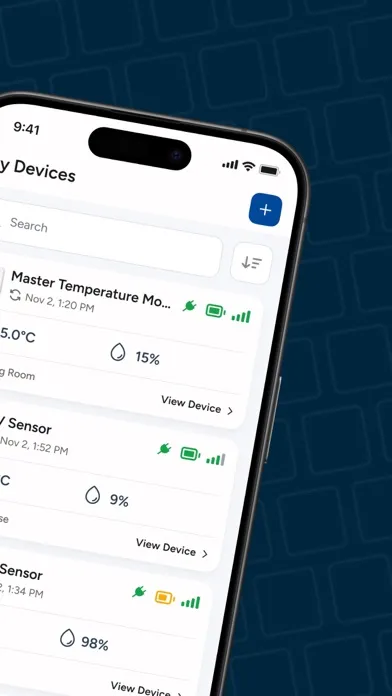 Necto Sensor Screenshots