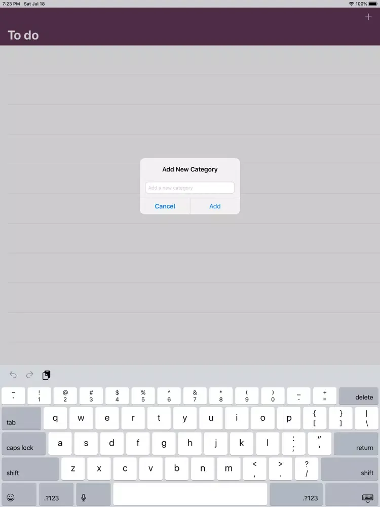ToDoist iPad  Screenshots