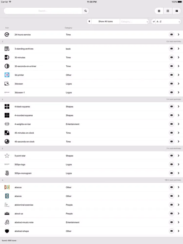 JUSTICONS iPad  스크린샷