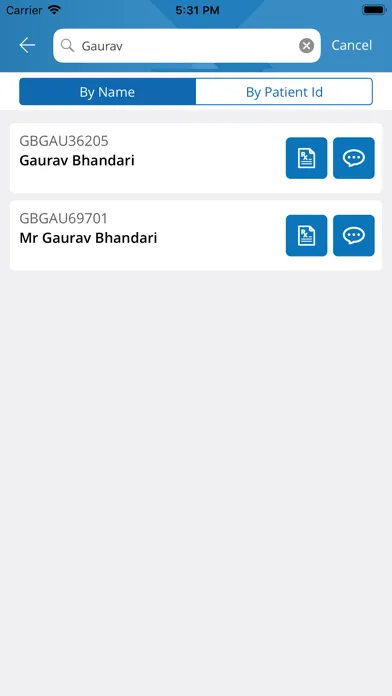 Zrzuty ekranu NeuroEquilibrium Doctor App