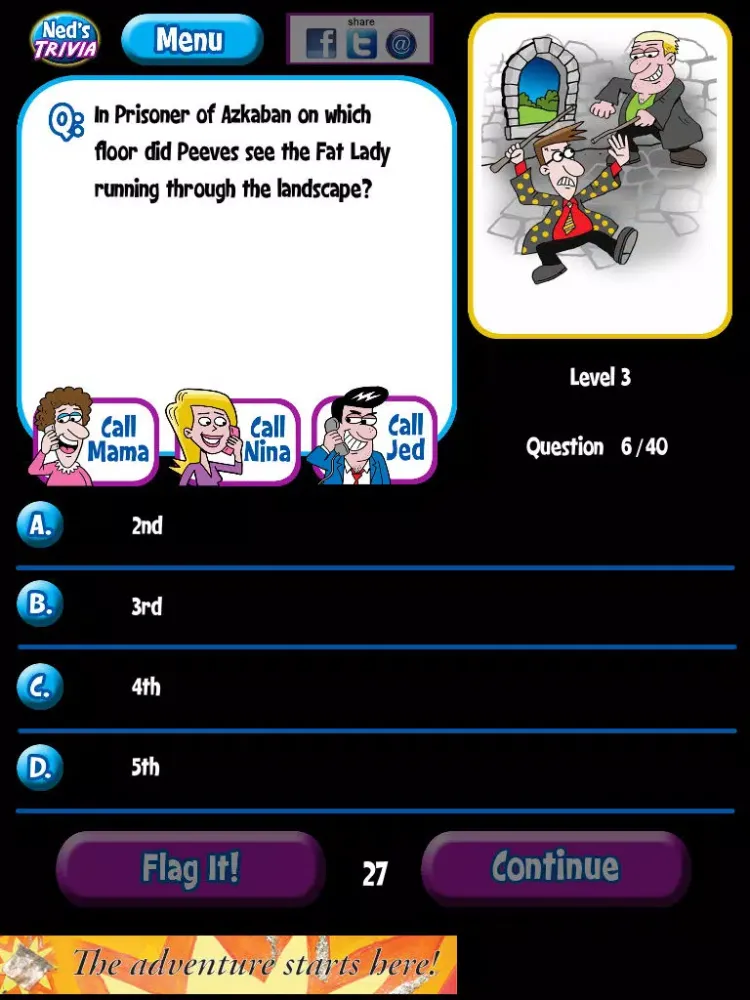 تصاویر Ned's Movie Trivia Free iPad 