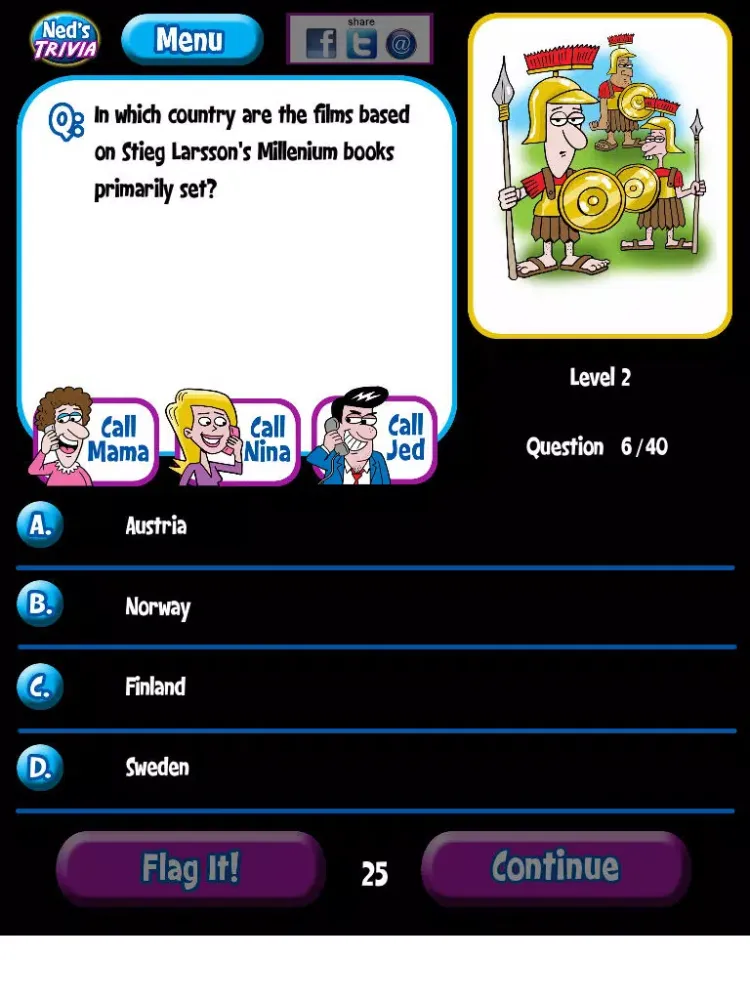 تصاویر Ned's Movie Trivia Free iPad 