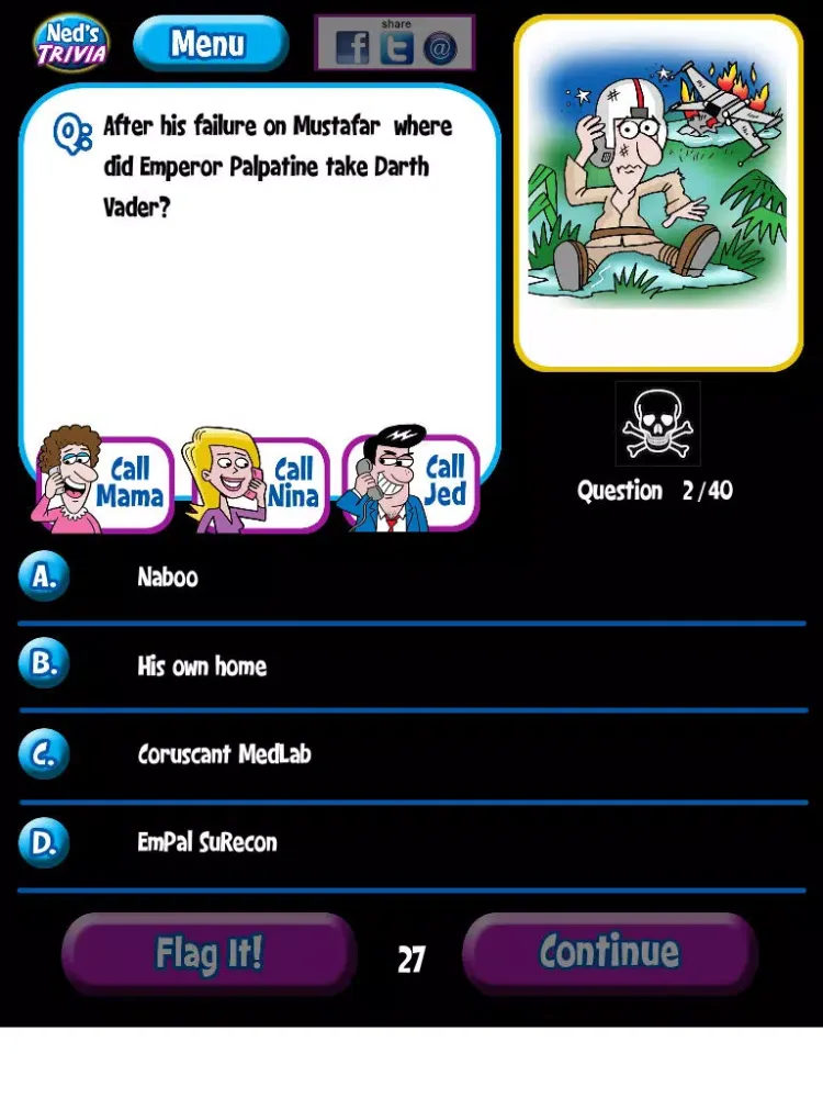 تصاویر Ned's Movie Trivia Free iPad 