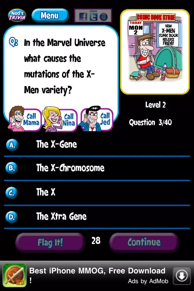تصاویر Ned's Movie Trivia Free