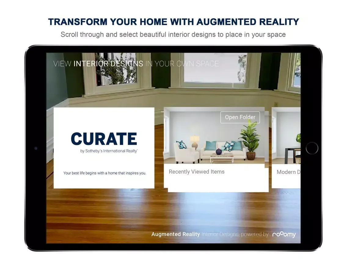 تصاویر Curate by SIR - Real Estate AR iPad 