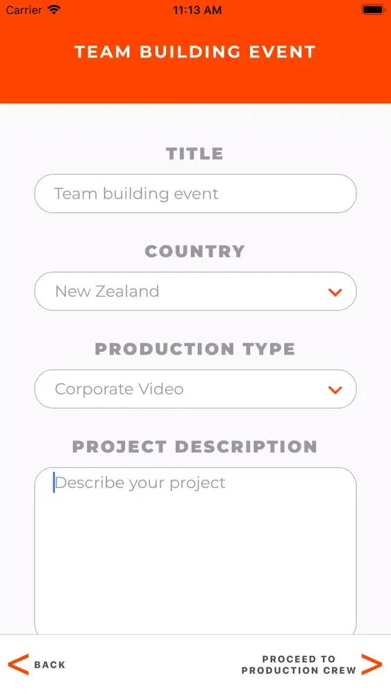Tangkapan layar Budgeting Tool
